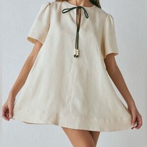 NWT - VRG GRL Olsen Linen Dress